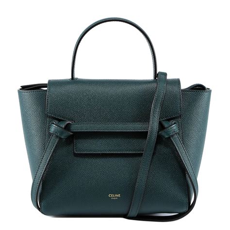 celine tote green|Celine tote vintage.